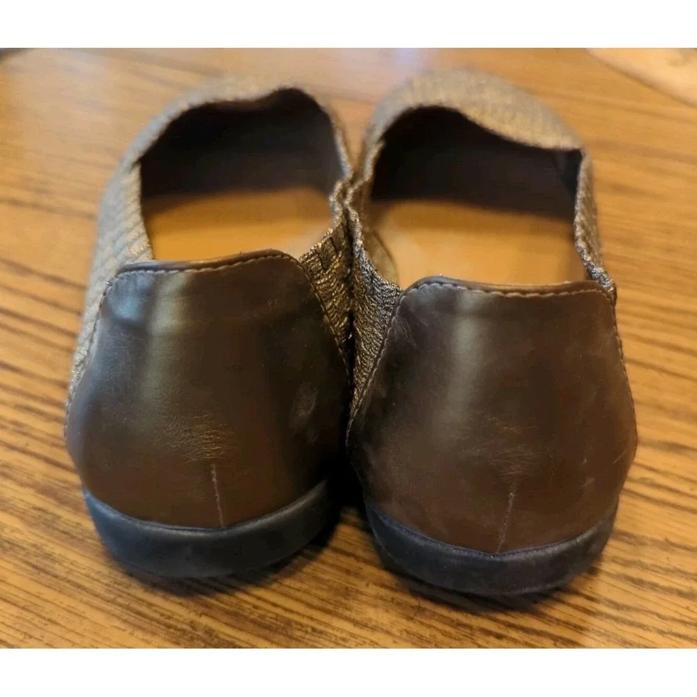 Comfortview Bethany Shoes Women 10 Wide Loafer Slip on Flat Woven Stretch Spring